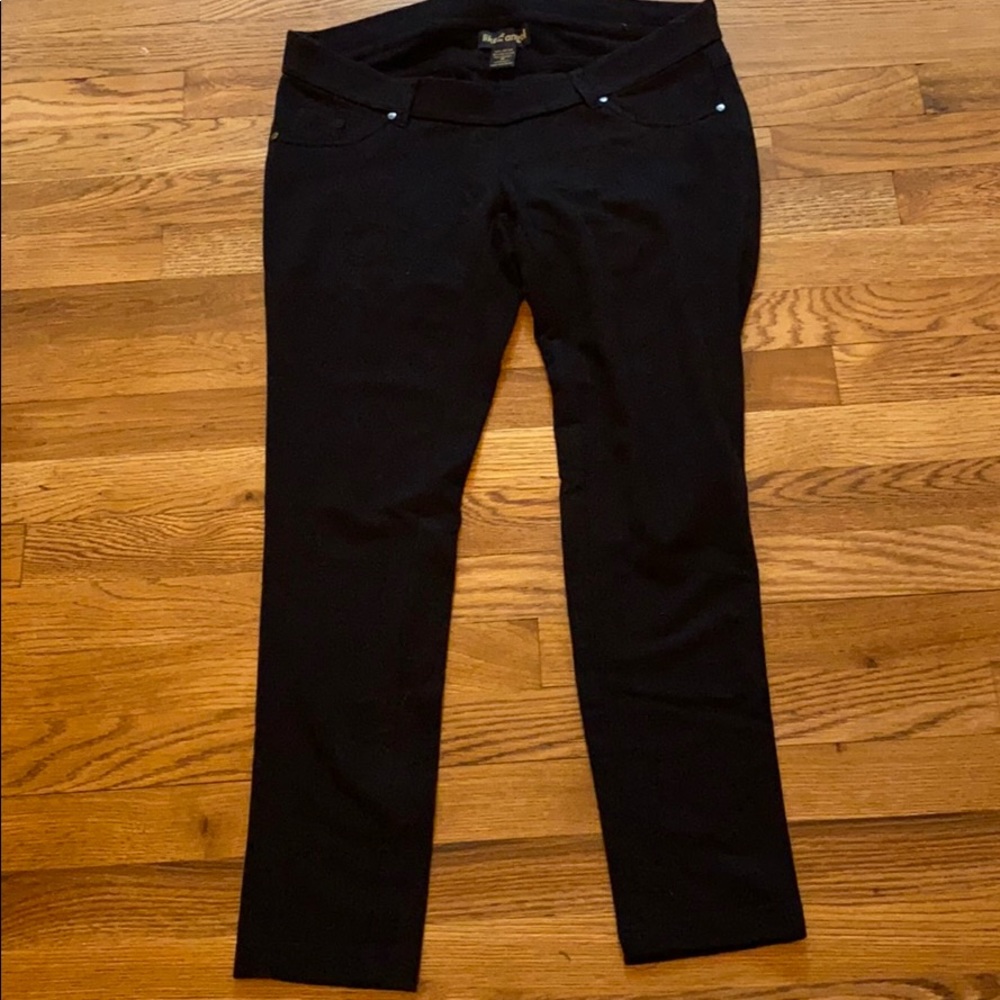 Black jean leggings